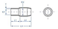 10 - 00 Series - Dimensions